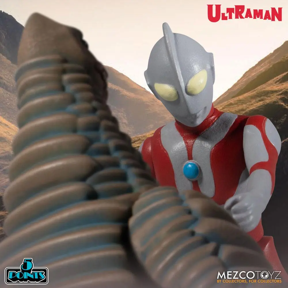 Ultraman 5 Points Action Figures Ultraman &amp; Red King Boxed Set product photo