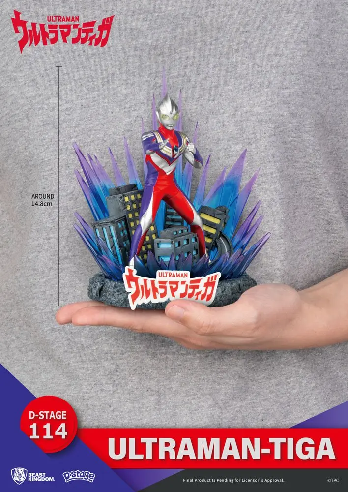 Ultraman D-Stage PVC Diorama Ultraman Tiga 15 cm product photo