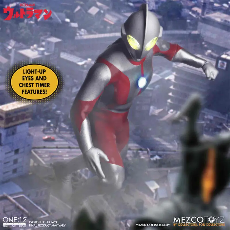 Ultraman figure with lights 16cm product photo