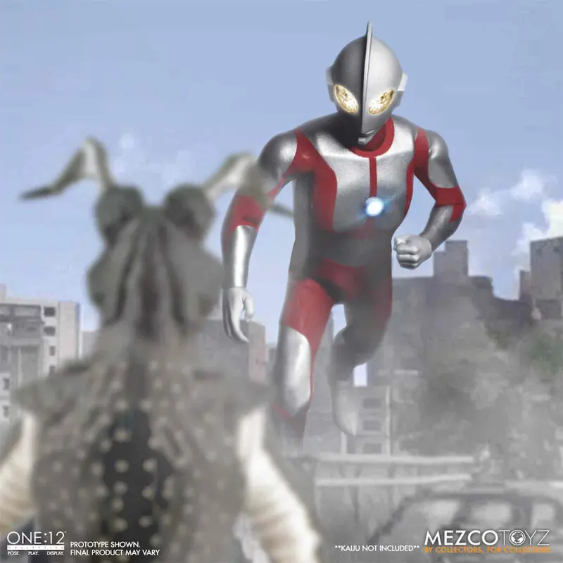 Ultraman figure with lights 16cm product photo