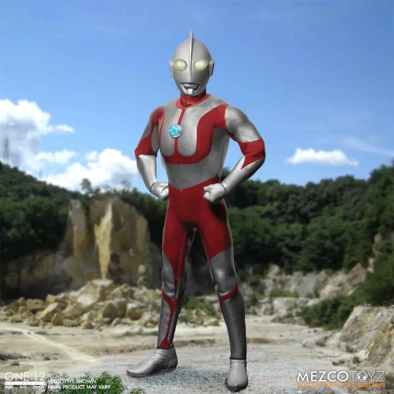 Ultraman figure with lights 16cm product photo