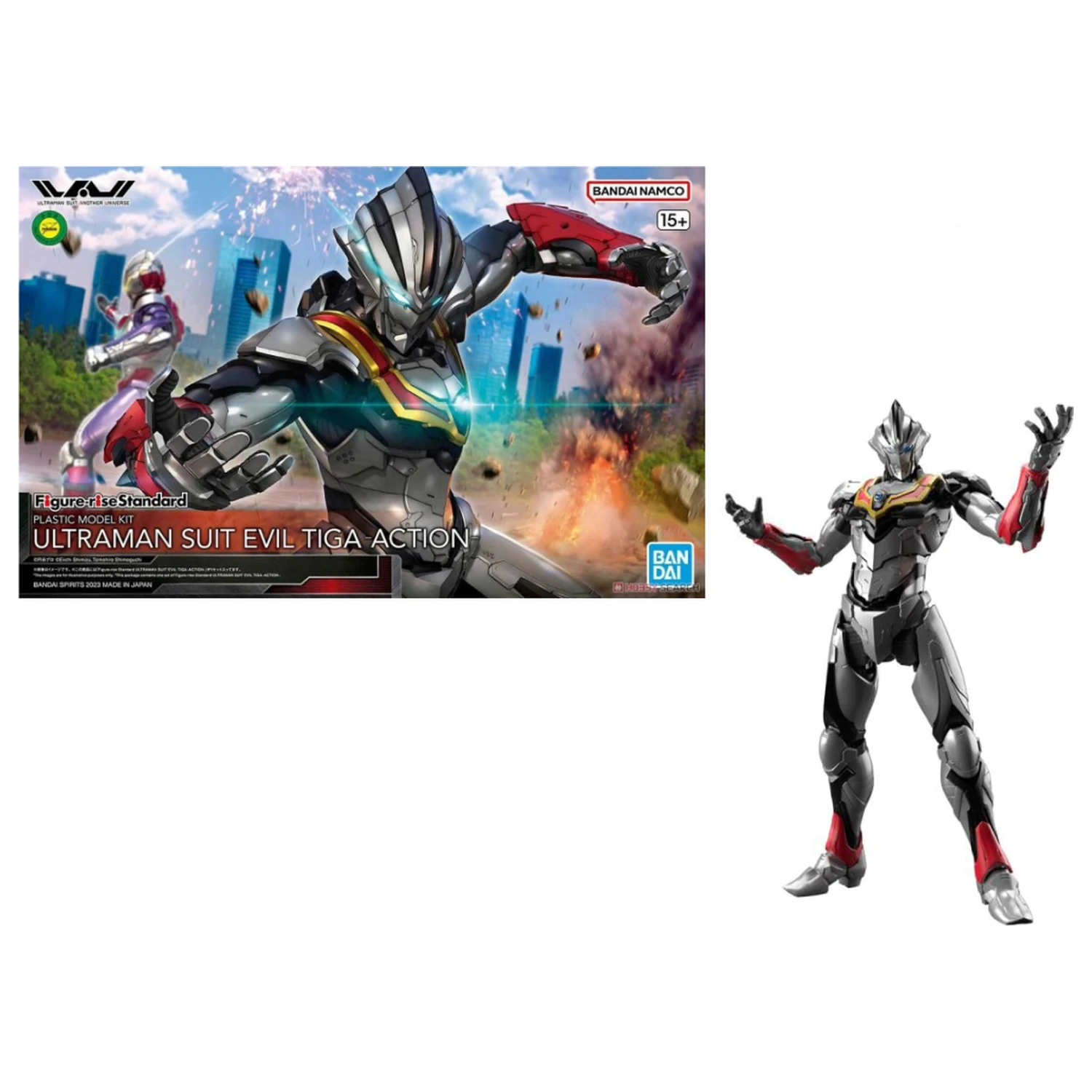 Ultraman Figure-rise Standard Ultraman Evil Tiga "Action" Model Kit product photo