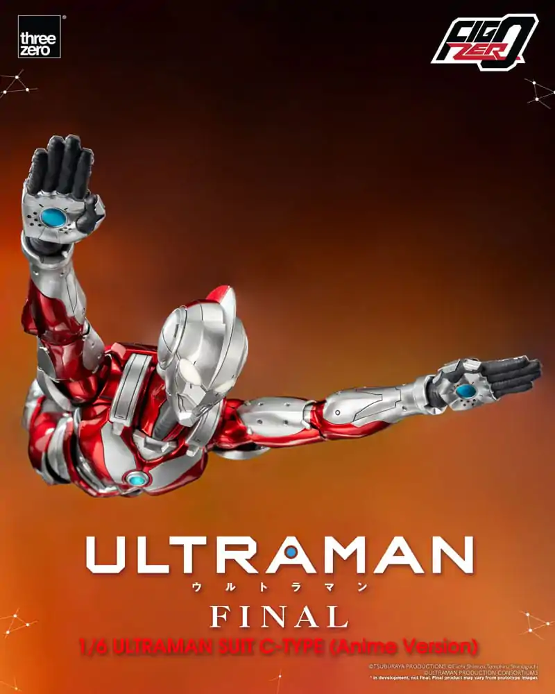 Ultraman FigZero Action Figure 1/6 Ultraman Suit C-Type (Anime Version) 31 cm termékfotó