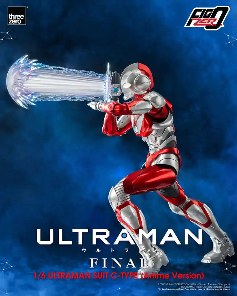 Ultraman FigZero Action Figure 1/6 Ultraman Suit C-Type (Anime Version) 31 cm termékfotó