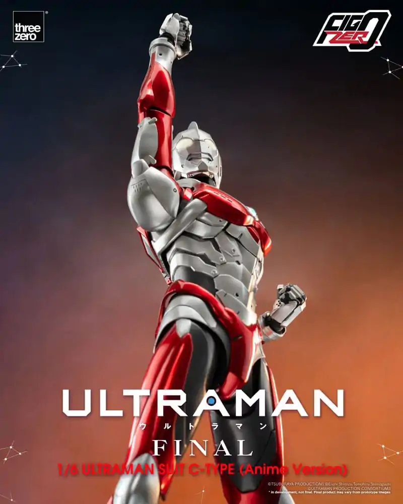 Ultraman FigZero Action Figure 1/6 Ultraman Suit C-Type (Anime Version) 31 cm termékfotó