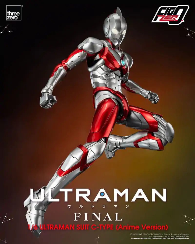 Ultraman FigZero Action Figure 1/6 Ultraman Suit C-Type (Anime Version) 31 cm termékfotó