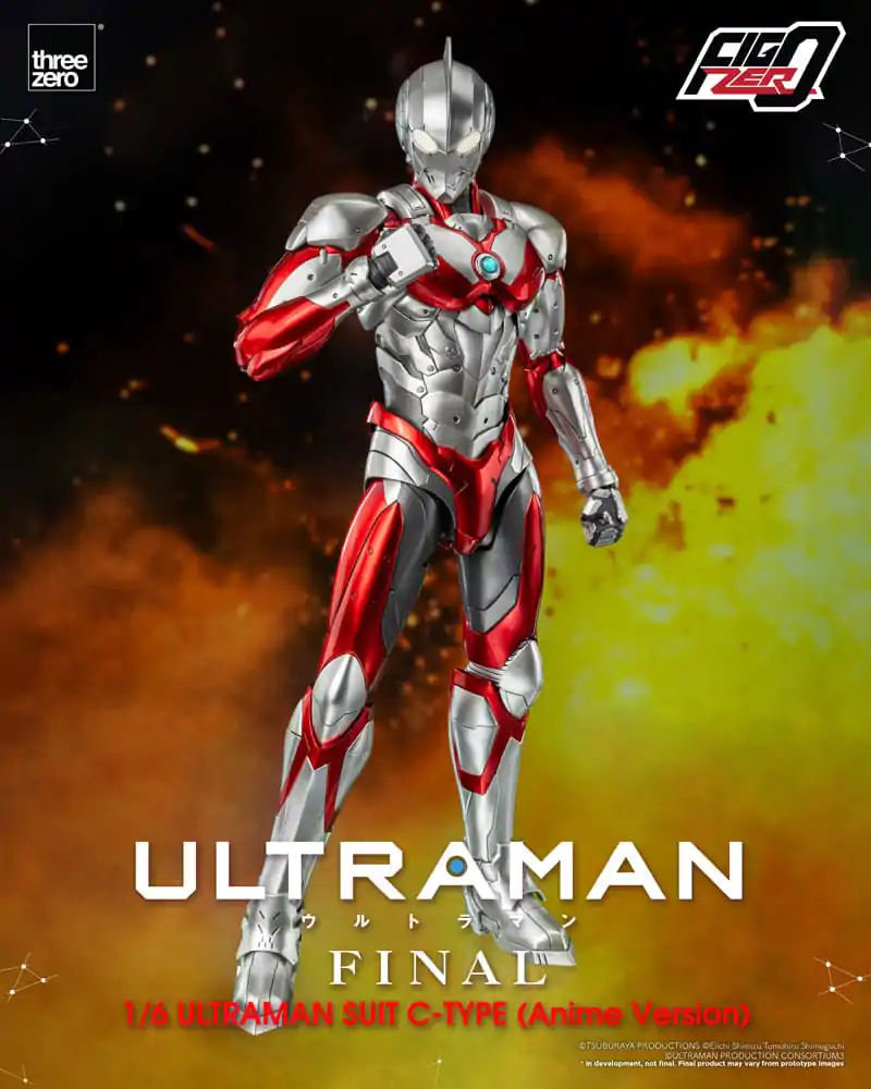 Ultraman FigZero Action Figure 1/6 Ultraman Suit C-Type (Anime Version) 31 cm termékfotó