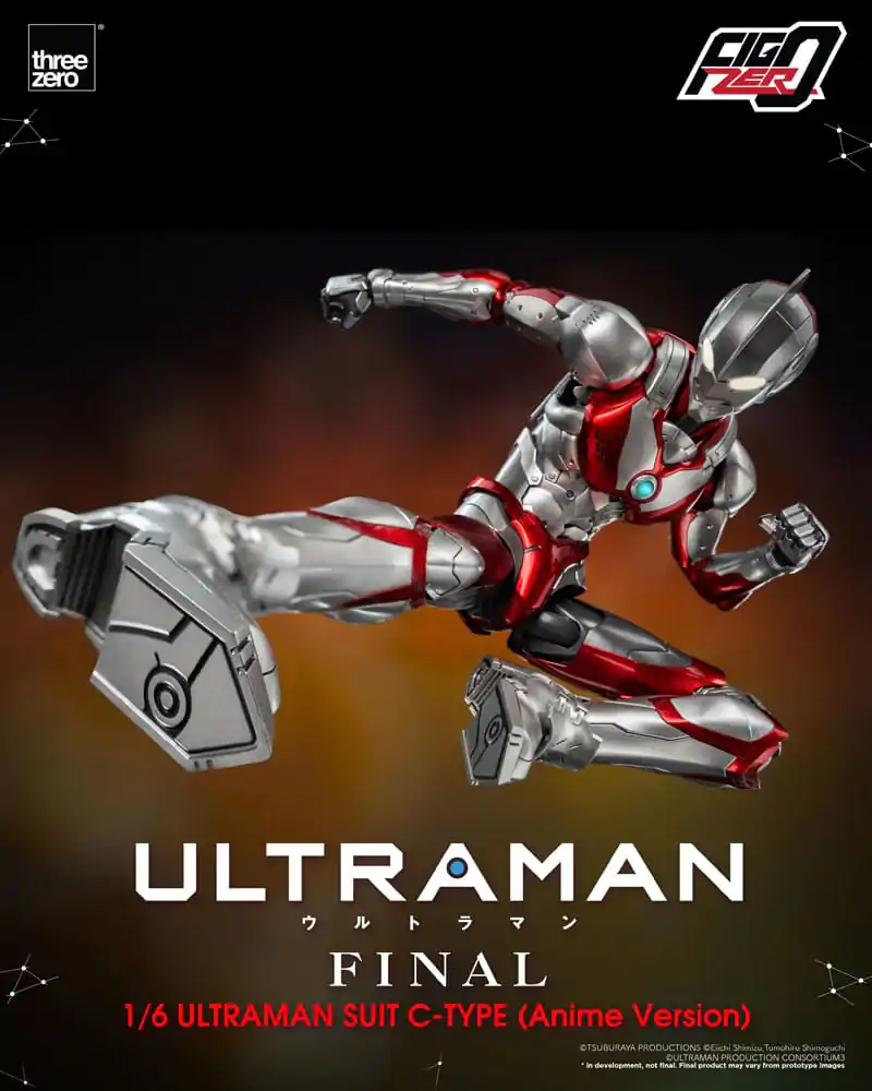 Ultraman FigZero Action Figure 1/6 Ultraman Suit C-Type (Anime Version) 31 cm termékfotó