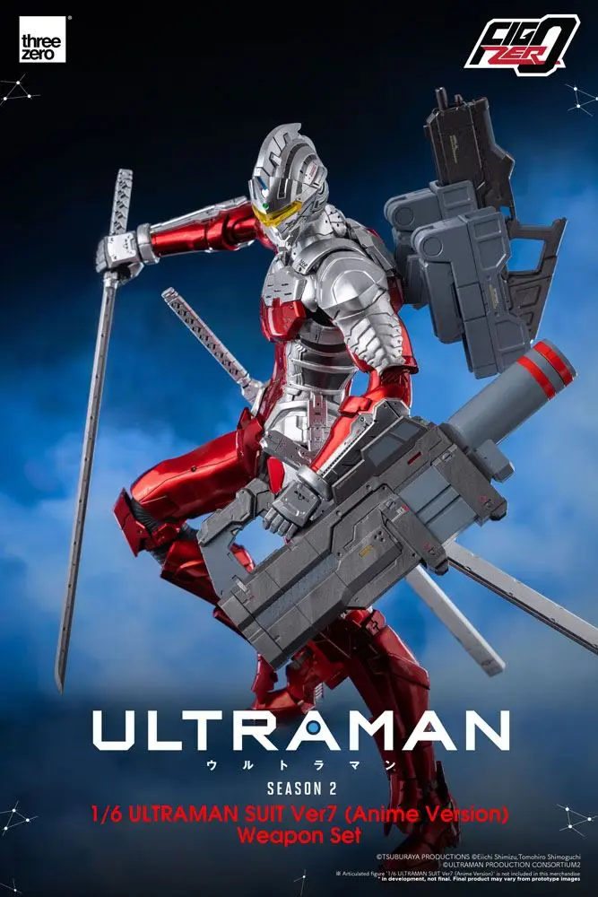 Ultraman FigZero 1/6 Ultraman Suit Ver 7 (Anime Version) Weapon Set product photo