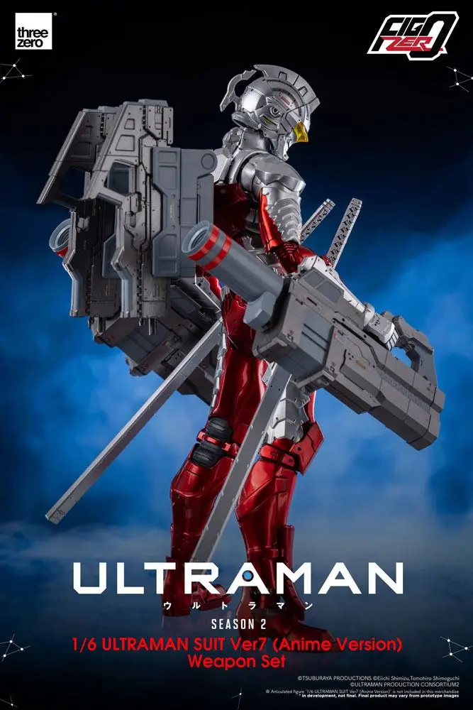 Ultraman FigZero 1/6 Ultraman Suit Ver 7 (Anime Version) Weapon Set product photo