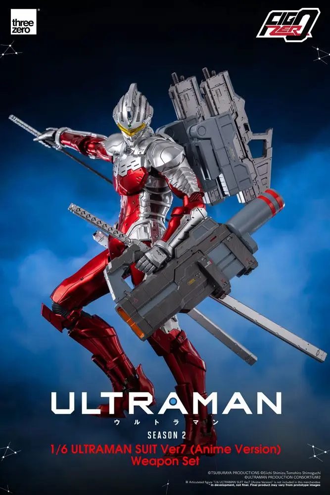 Ultraman FigZero 1/6 Ultraman Suit Ver 7 (Anime Version) Weapon Set product photo