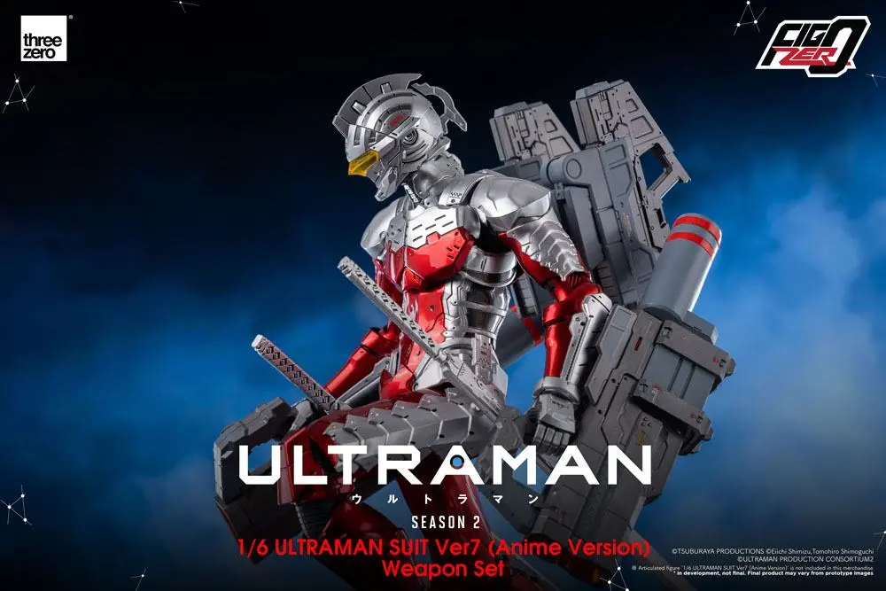 Ultraman FigZero 1/6 Ultraman Suit Ver 7 (Anime Version) Weapon Set product photo