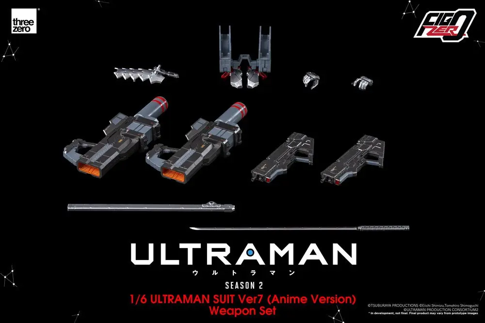 Ultraman FigZero 1/6 Ultraman Suit Ver 7 (Anime Version) Weapon Set product photo