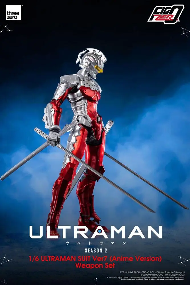 Ultraman FigZero 1/6 Ultraman Suit Ver 7 (Anime Version) Weapon Set product photo