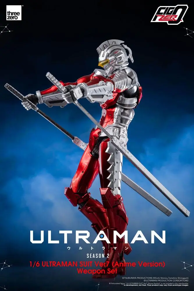 Ultraman FigZero 1/6 Ultraman Suit Ver 7 (Anime Version) Weapon Set product photo