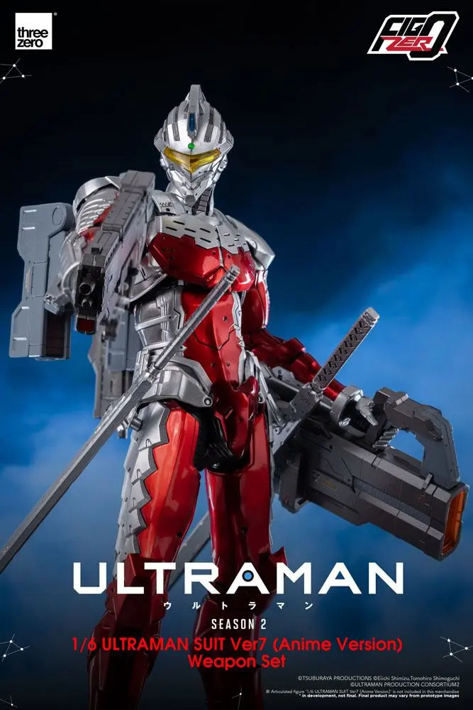 Ultraman FigZero 1/6 Ultraman Suit Ver 7 (Anime Version) Weapon Set product photo