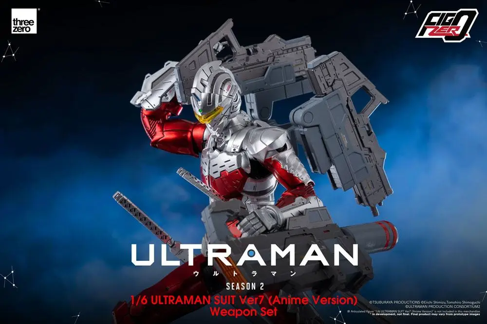 Ultraman FigZero 1/6 Ultraman Suit Ver 7 (Anime Version) Weapon Set product photo