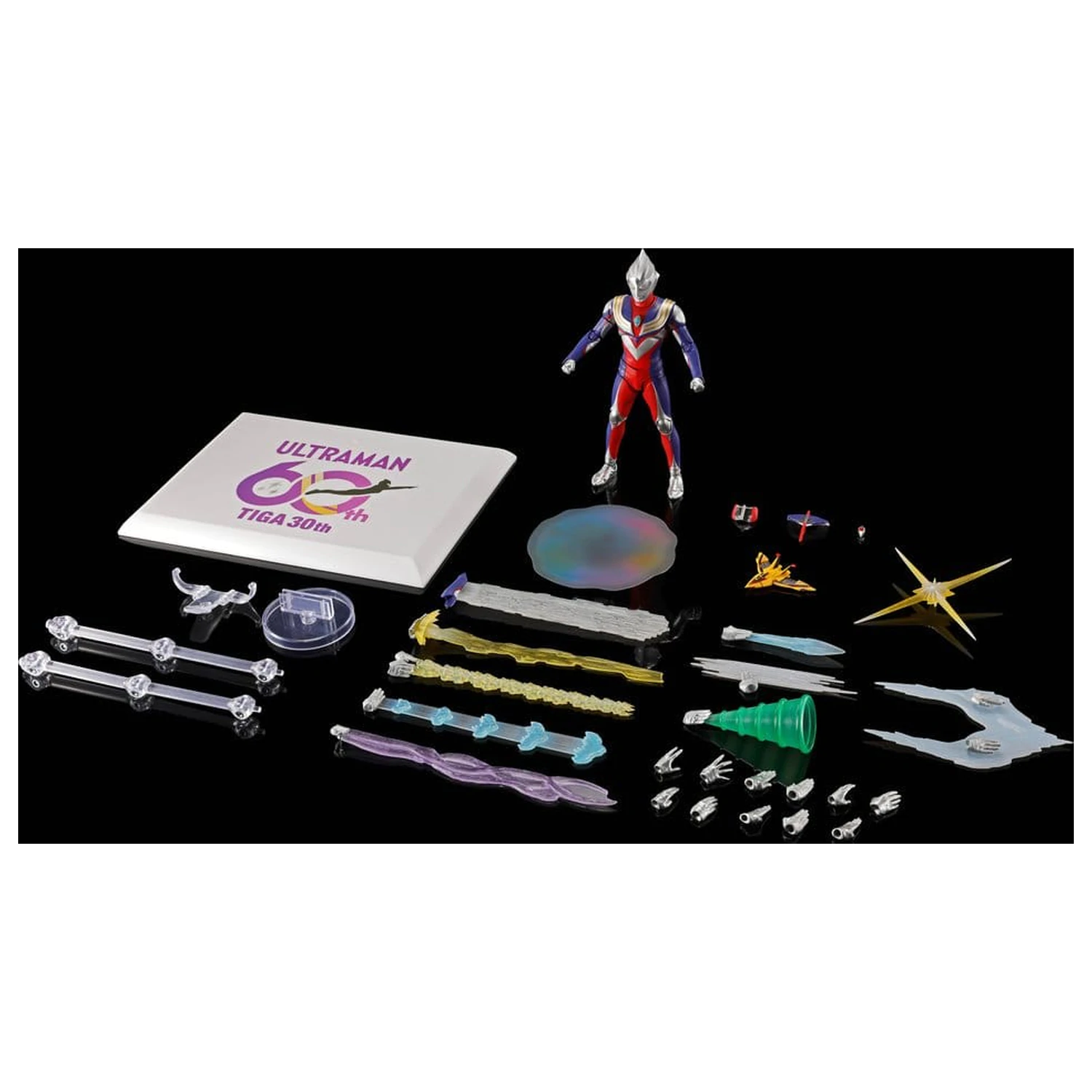Ultraman Series S.H.Figuarts Shinkocchou Seihou Action Figure Ultraman Tiga Multi Type 30th Anniversary Edition 15 cm        product photo
