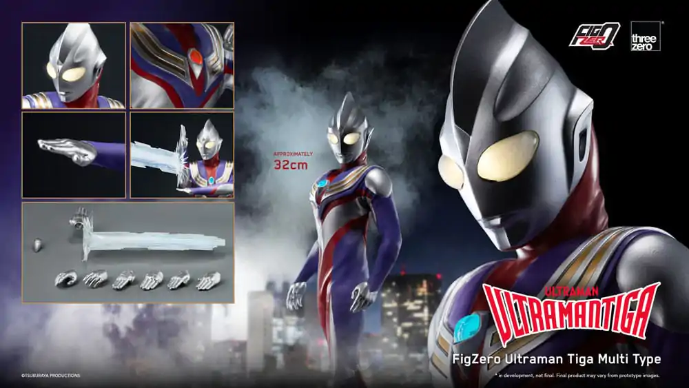 Ultraman Tiga FigZero Action Figure 1/6 Ultraman Tiga Multi Type 32 cm product photo