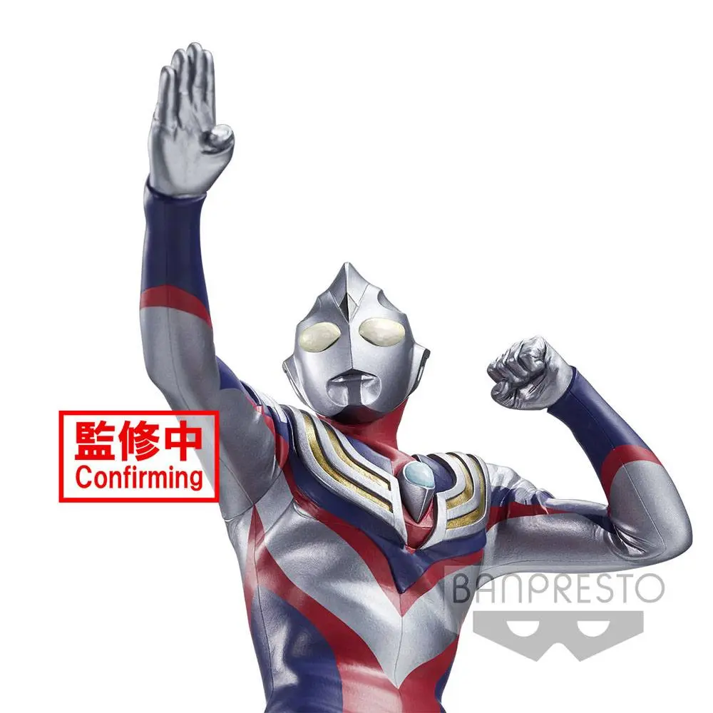Ultraman Tiga Hero's Brave PVC Statue Ultraman Tiga Day &amp; Night Special Ver. 18 cm product photo