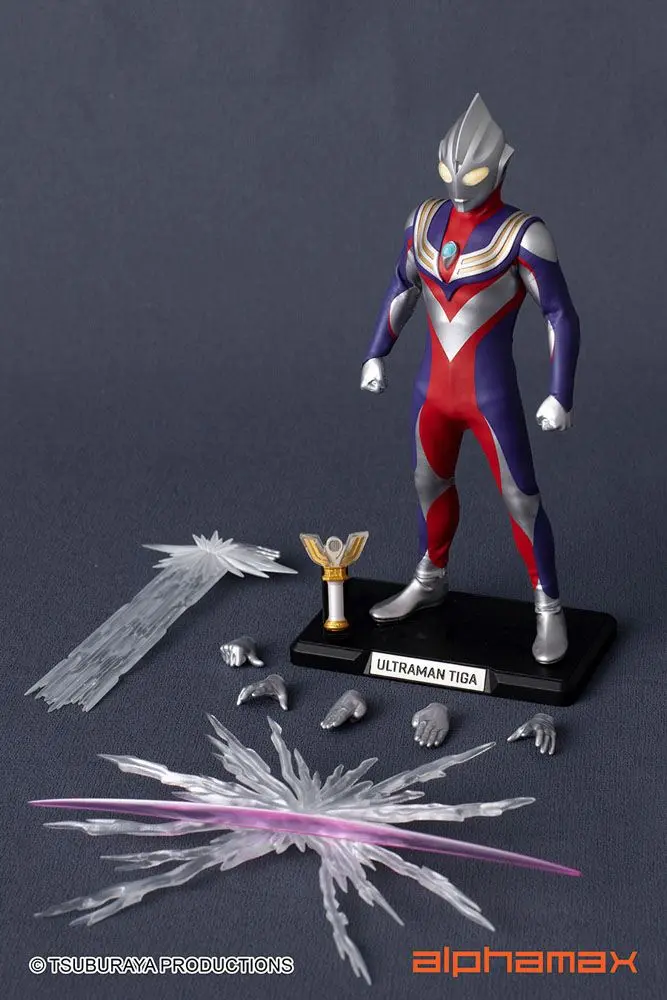Ultraman Tiga Light-Up Action Figure Tiga 16 cm product photo