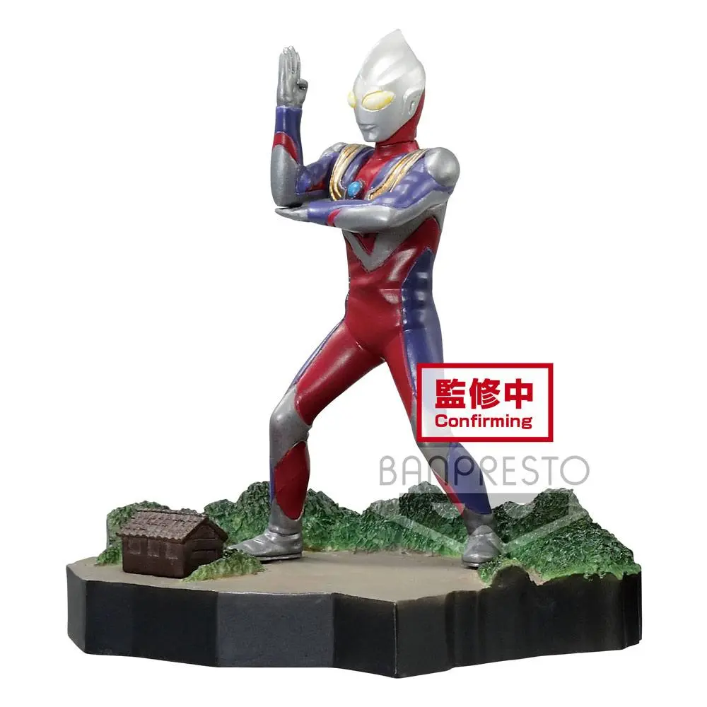 Ultraman Tiga Special Effects Stagement #49 The Ultra Star PVC Statue Ultraman Tiga Multi Type 6 cm product photo