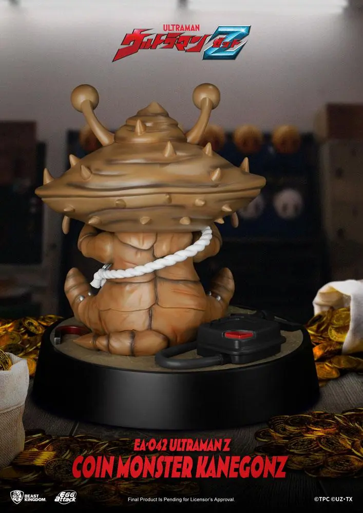 Ultraman Z Egg Attack Action Action Figure The Coin Monster Kanegon 17 cm product photo