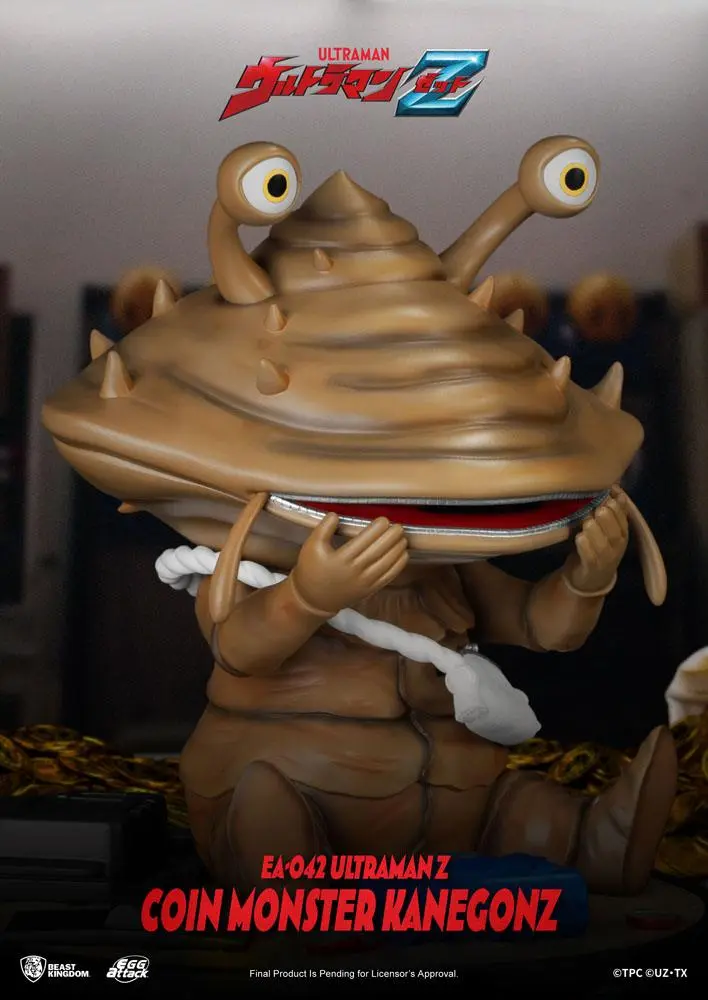 Ultraman Z Egg Attack Action Action Figure The Coin Monster Kanegon 17 cm product photo