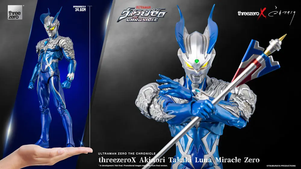 Ultraman Zero: The Chronicle Action Figure 1/6 Luna Miracle Zero by Akinori Takaki 35 cm product photo