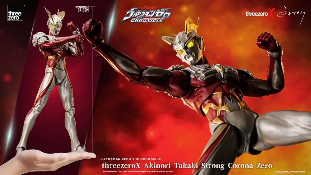 Ultraman Zero: The Chronicle Action Figure 1/6 Strong Corona Zero by Akinori Takaki 40 cm product photo