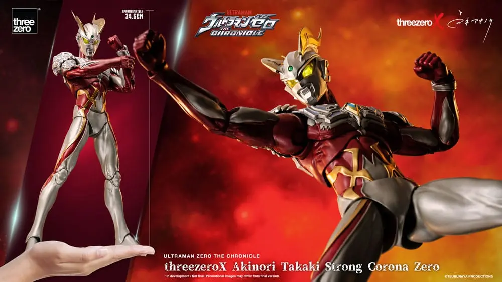 Ultraman Zero: The Chronicle Action Figure 1/6 Strong Corona Zero by Akinori Takaki 40 cm product photo