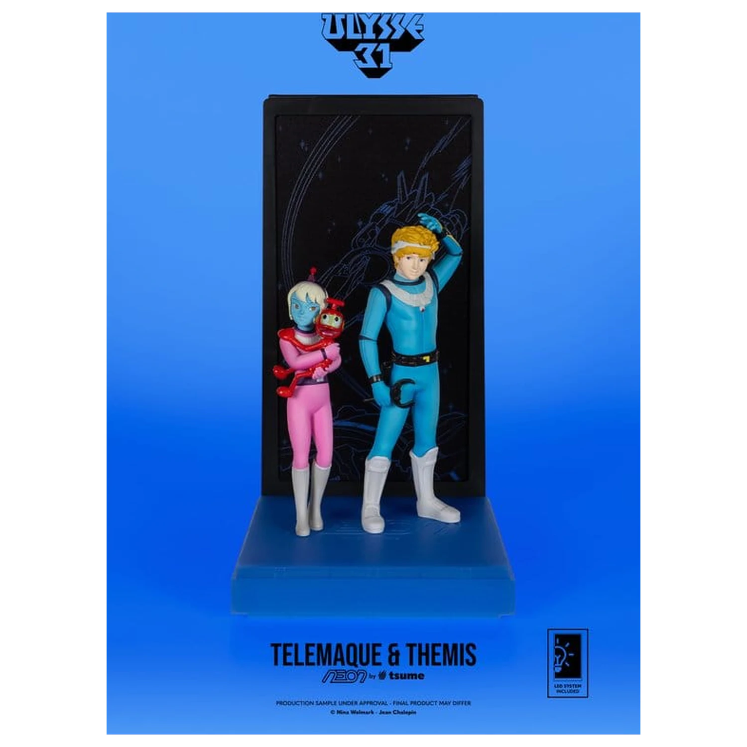 Ulysse 31 Neon Figure 1/9 Telemachus & Themis 20 cm product photo