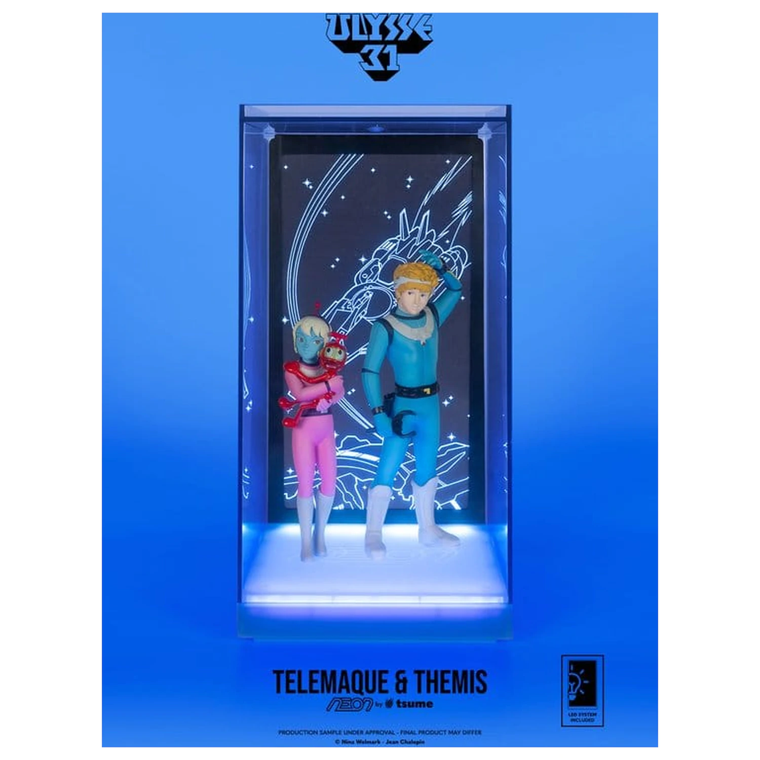 Ulysse 31 Neon Figure 1/9 Telemachus & Themis 20 cm product photo