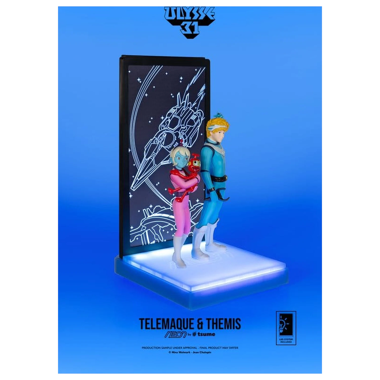 Ulysse 31 Neon Figure 1/9 Telemachus & Themis 20 cm product photo
