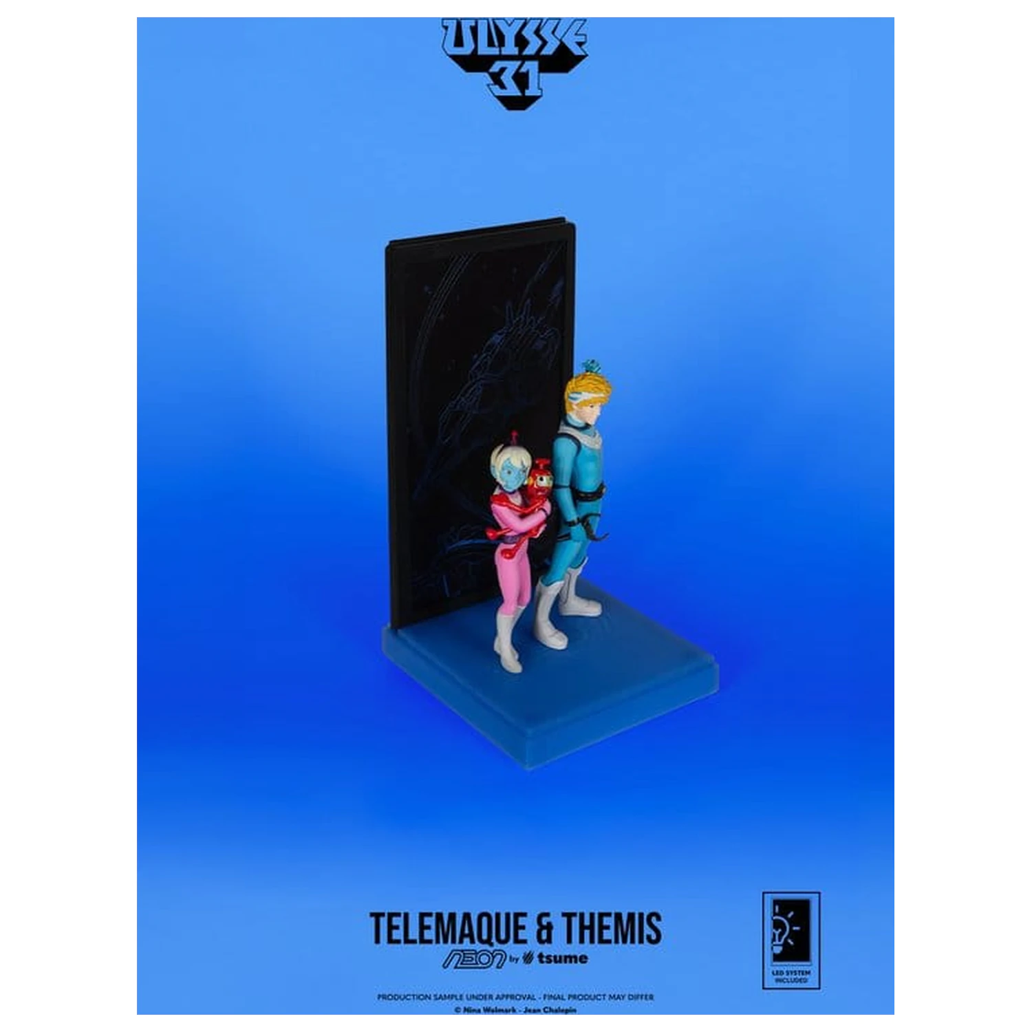Ulysse 31 Neon Figure 1/9 Telemachus & Themis 20 cm product photo