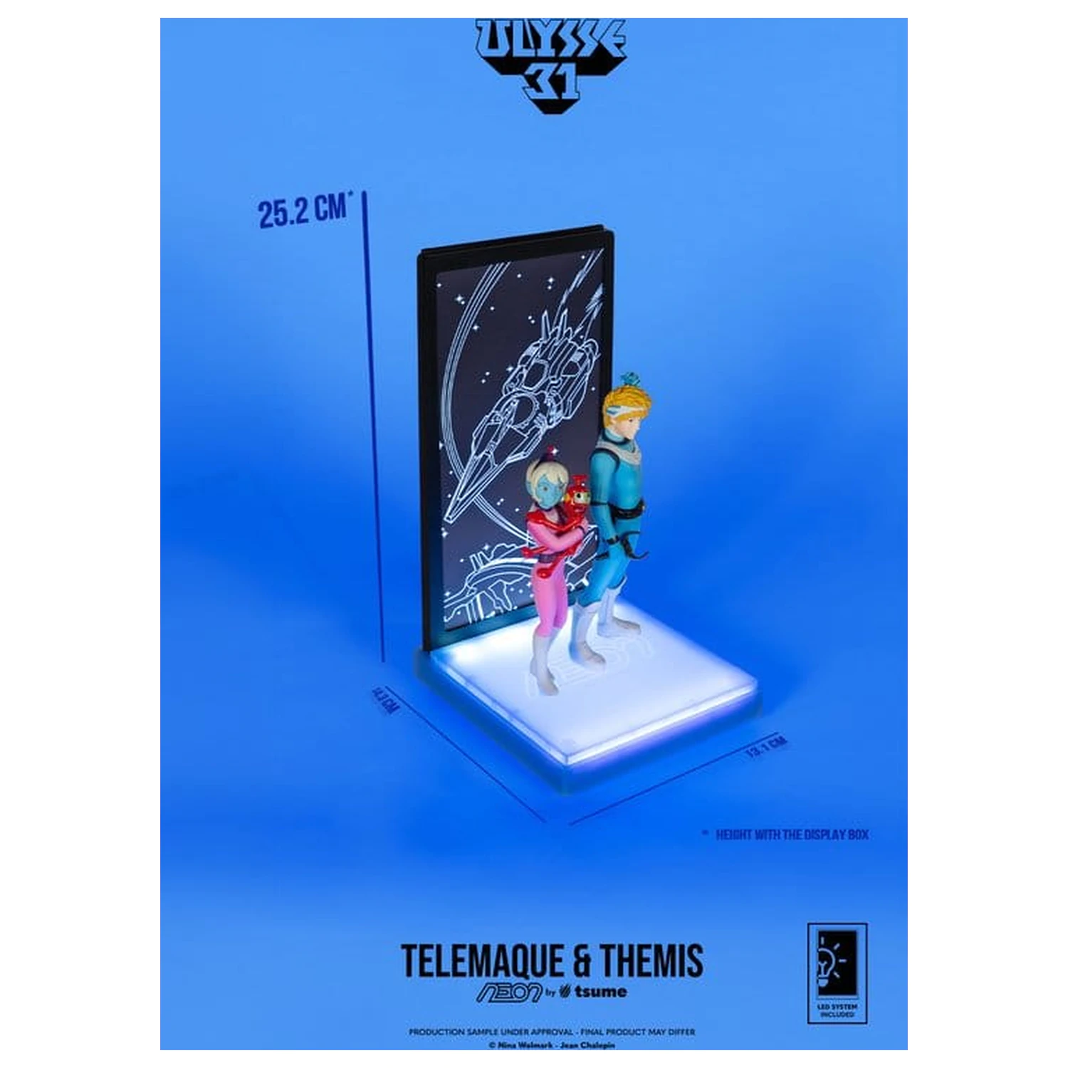 Ulysse 31 Neon Figure 1/9 Telemachus & Themis 20 cm product photo