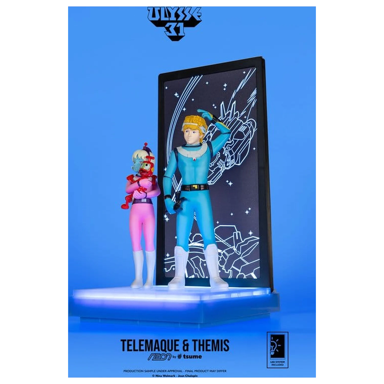 Ulysse 31 Neon Figure 1/9 Telemachus & Themis 20 cm product photo
