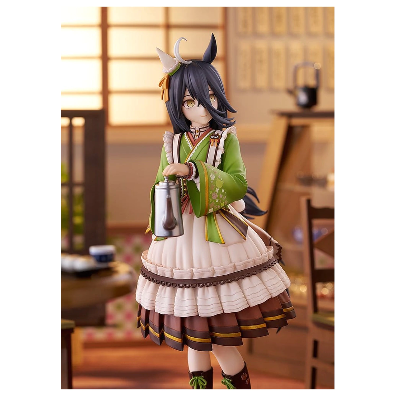 Uma Musume Pretty Derby PVC Statue 1/7 Manhattan Cafe Willow-Green Evening 24 cm     product photo