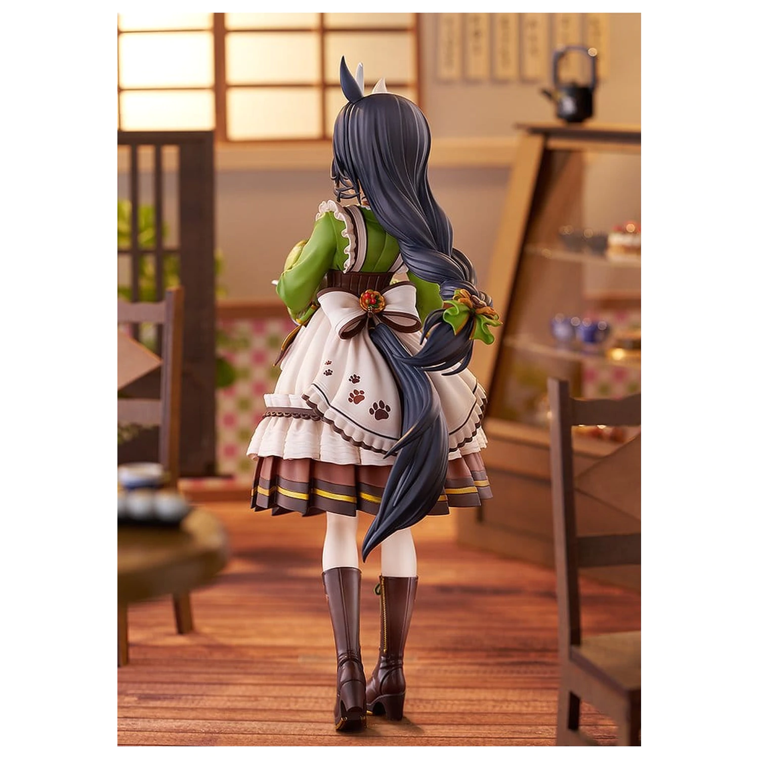 Uma Musume Pretty Derby PVC Statue 1/7 Manhattan Cafe Willow-Green Evening 24 cm     product photo