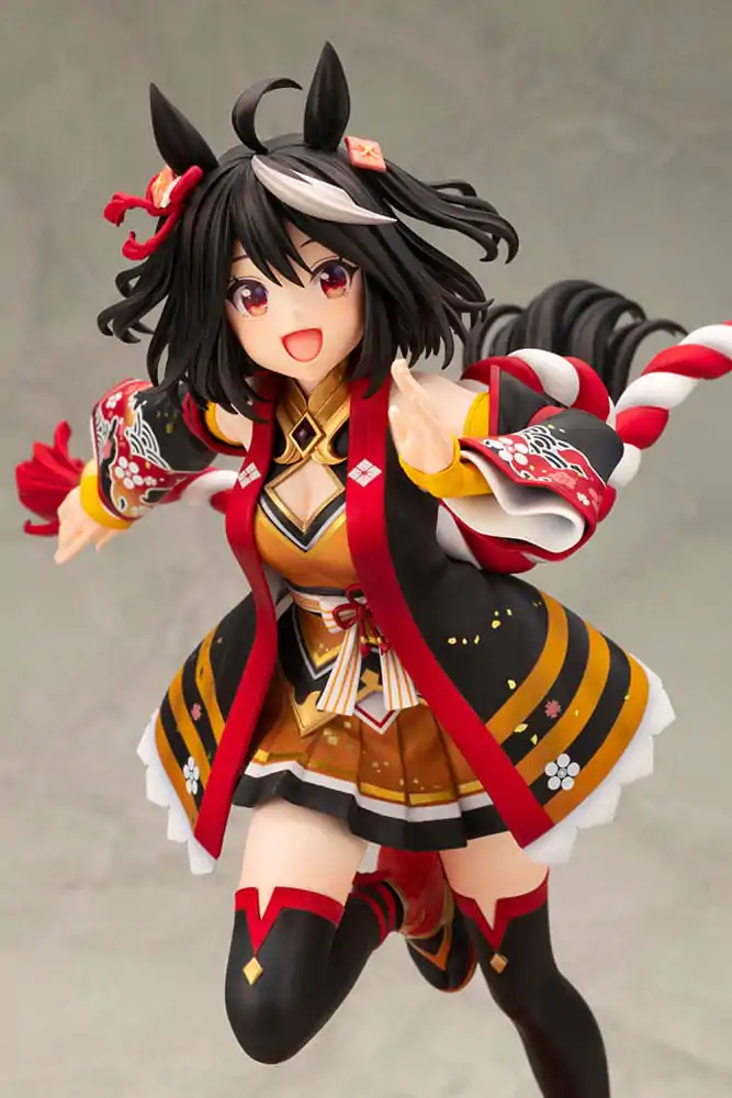 Uma Musume Pretty Derby PVC Statue 1/7 Outrunning the Encroaching Heat Kitasan Black 30 cm product photo