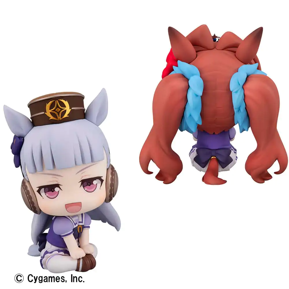 Uma Musume Pretty Derby Look Up PVC Statues Gold Ship &amp; Daiwa Scarlet 11 cm (with gift) product photo