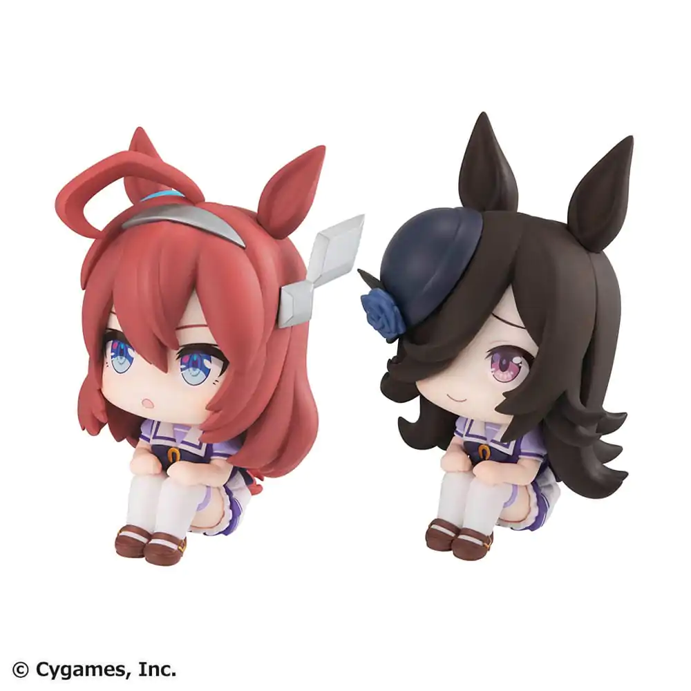 Uma Musume Pretty Derby Look Up PVC Statue Mihono Bourbon &amp; Rice Shower 11 cm (with gift) product photo
