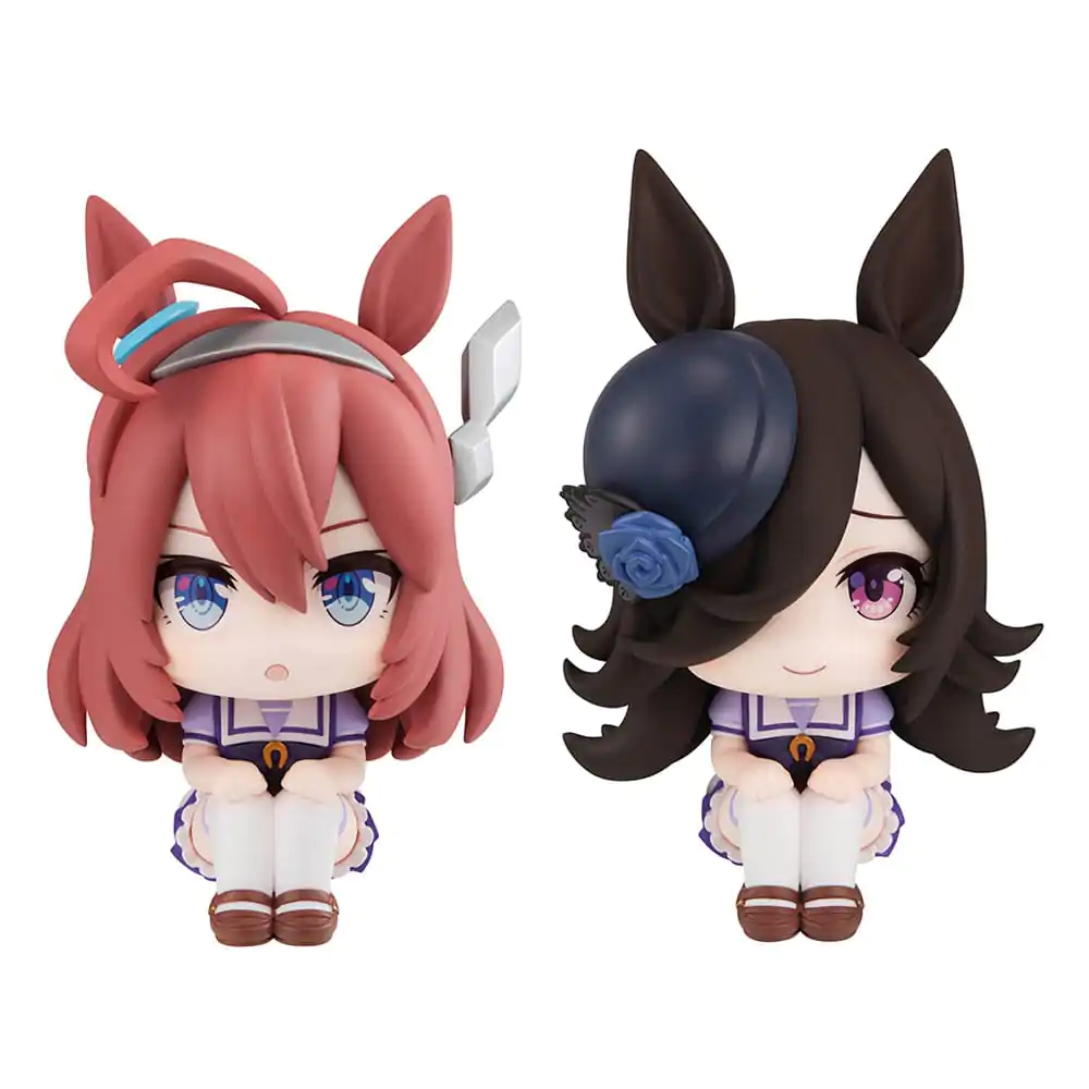 Uma Musume Pretty Derby Look Up PVC Statue Mihono Bourbon &amp; Rice Shower 11 cm (with gift) product photo
