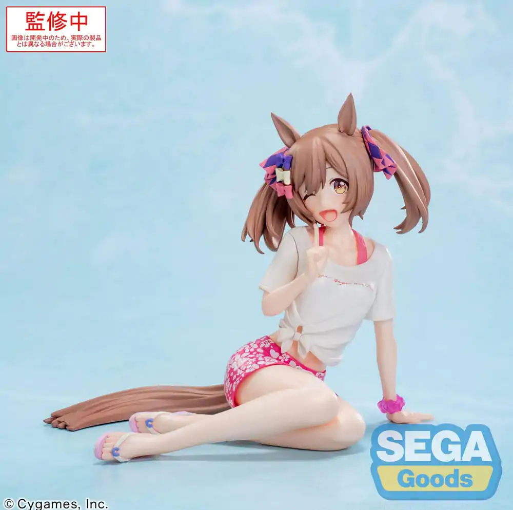 Uma Musume Pretty Derby Yumemirize PVC Statue Smart Falcon Gaze on Me! 14 cm product photo