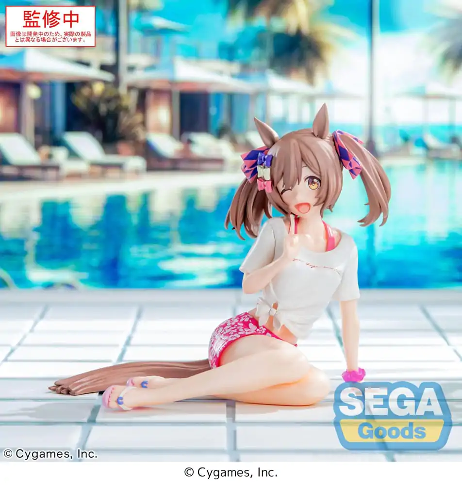 Uma Musume Pretty Derby Yumemirize PVC Statue Smart Falcon Gaze on Me! 14 cm product photo