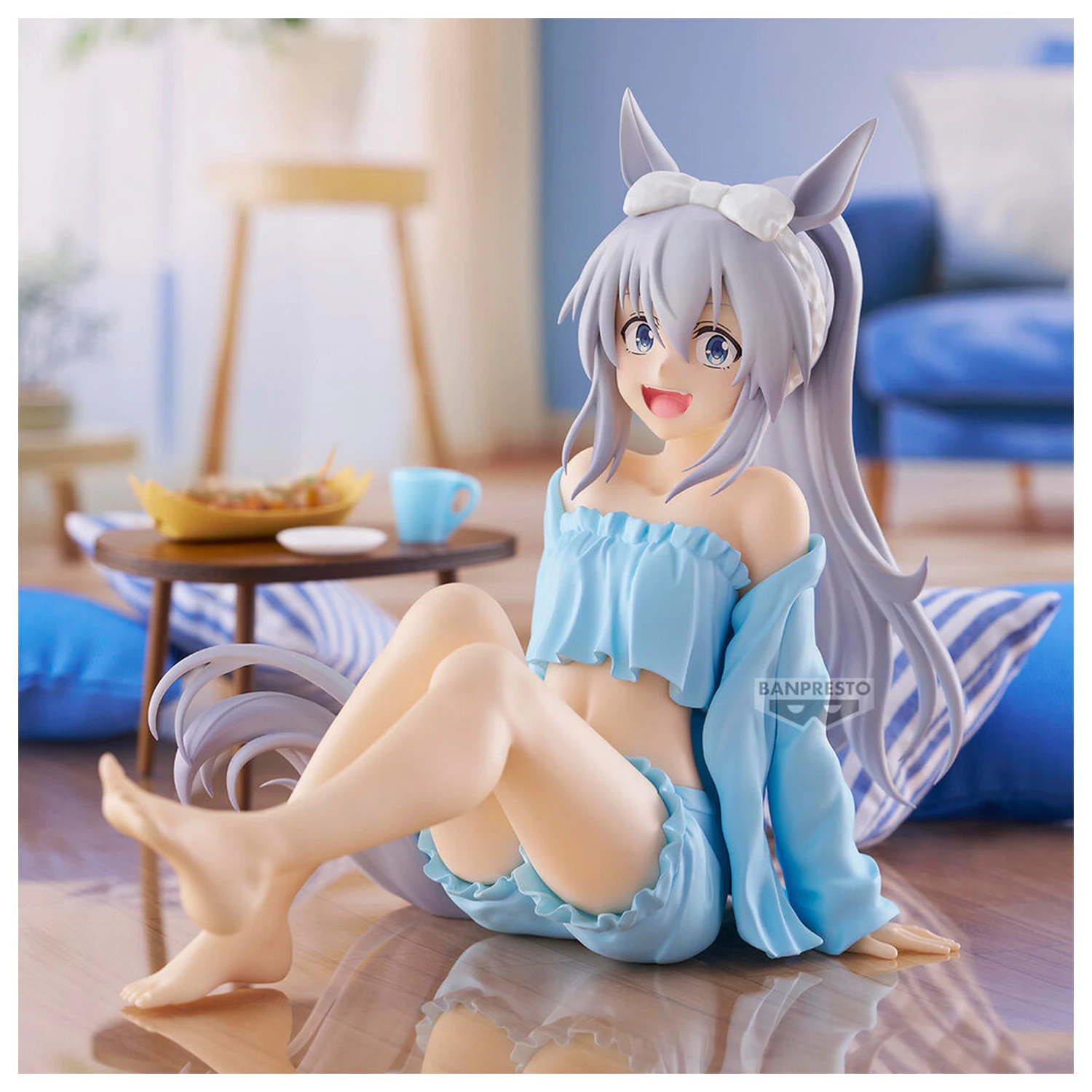 Umamusume Cinderella Gray Relax time Tamamo Cross figure 13cm product photo