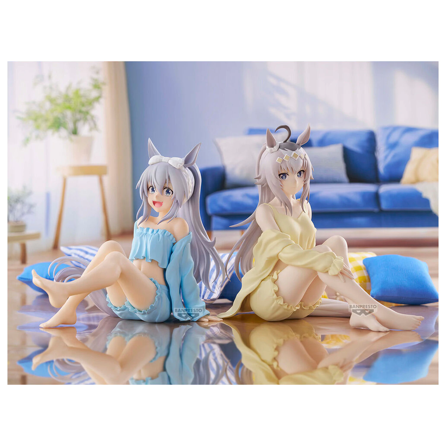 Umamusume Cinderella Gray Relax time Tamamo Cross figure 13cm product photo