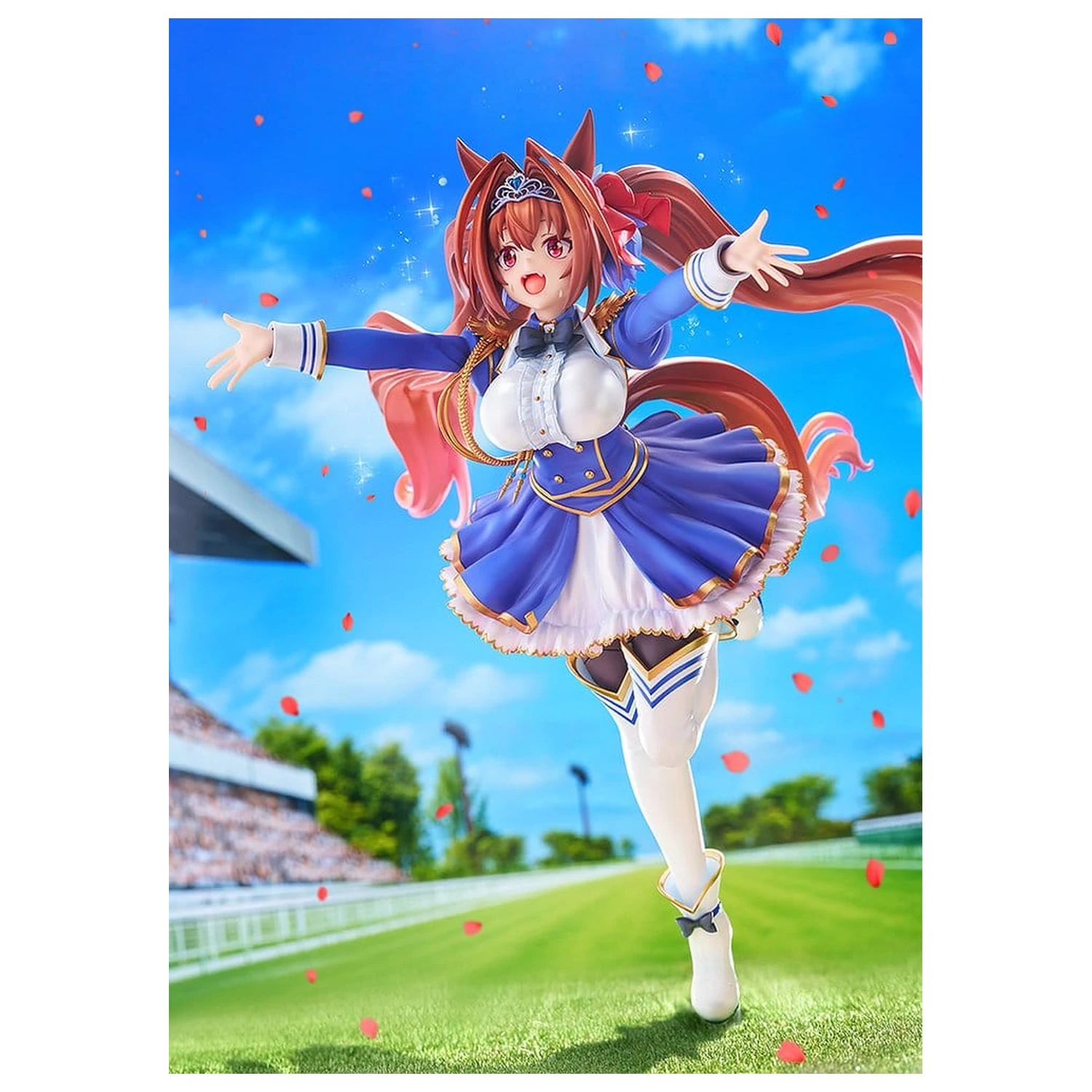 Umamusume: Pretty Derby PVC Figure 1/7 Daiwa Scarlet [Your Scarlet Tailwind] 26 cm product photo