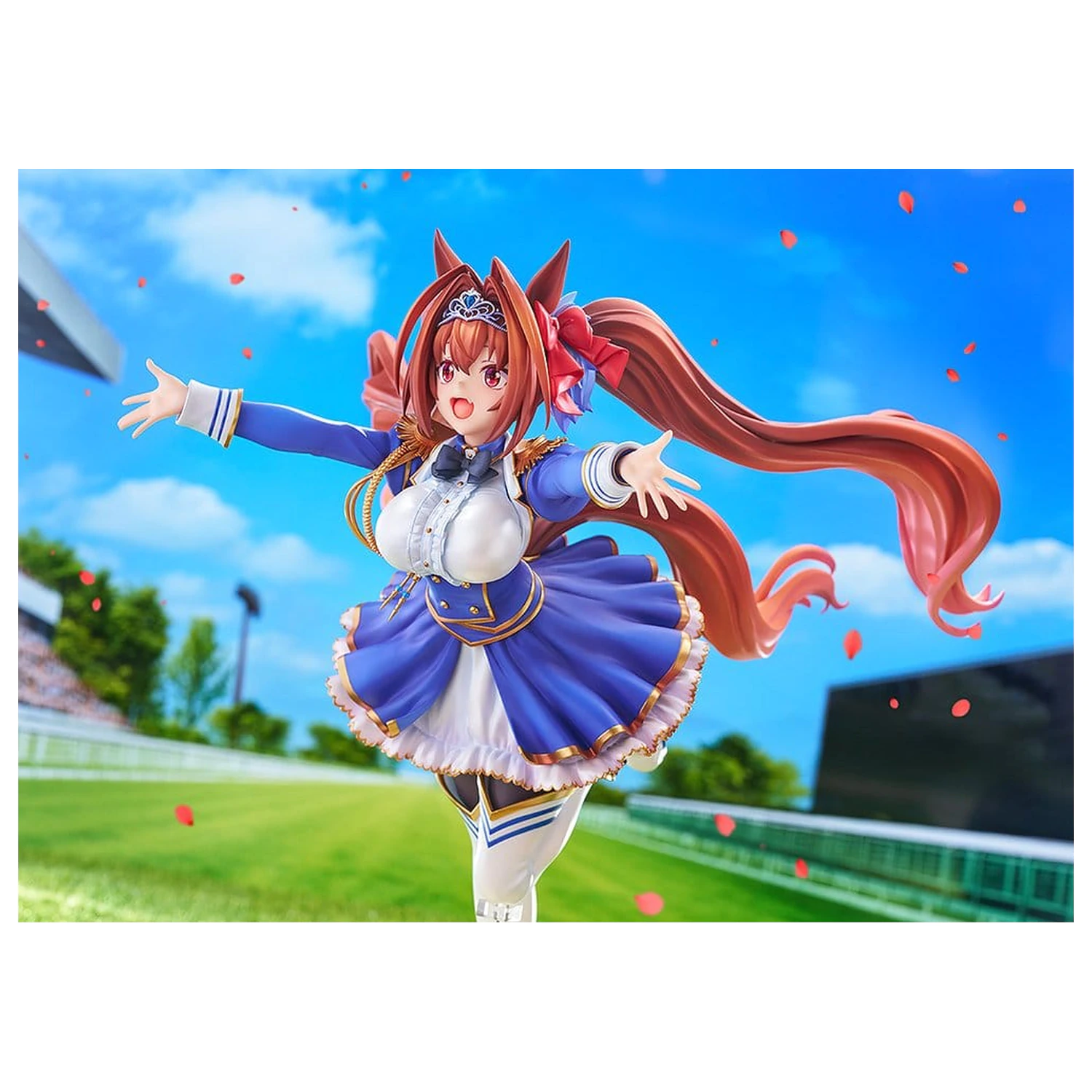 Umamusume: Pretty Derby PVC Figure 1/7 Daiwa Scarlet [Your Scarlet Tailwind] 26 cm product photo