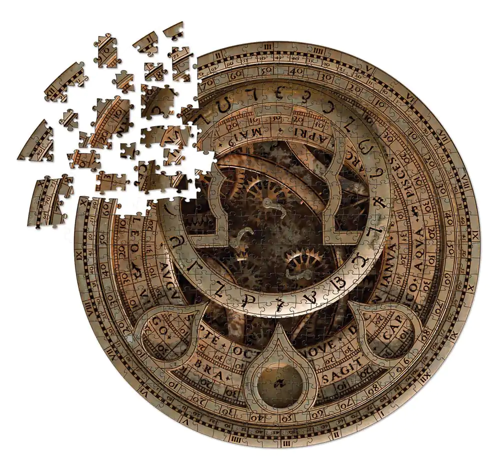 Uncharted Jigsaw Puzzle Cipher Disk Circular Deluxe (500 pieces) product photo